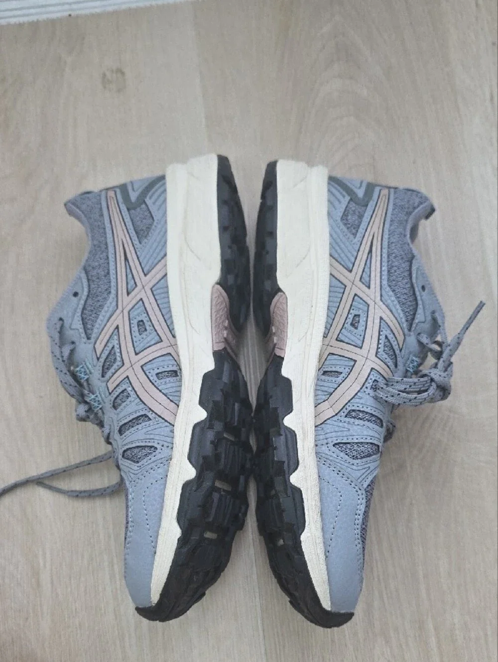 ASICS Gel-Venture 7 MX Trail Running Shoes Women's Size 8 Gray Sheet Rock